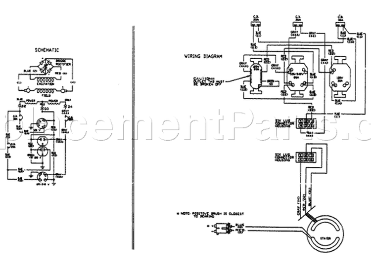 Page B Diagram and Parts List for 9719-1 SVP5000 Briggs and Stratton Generator